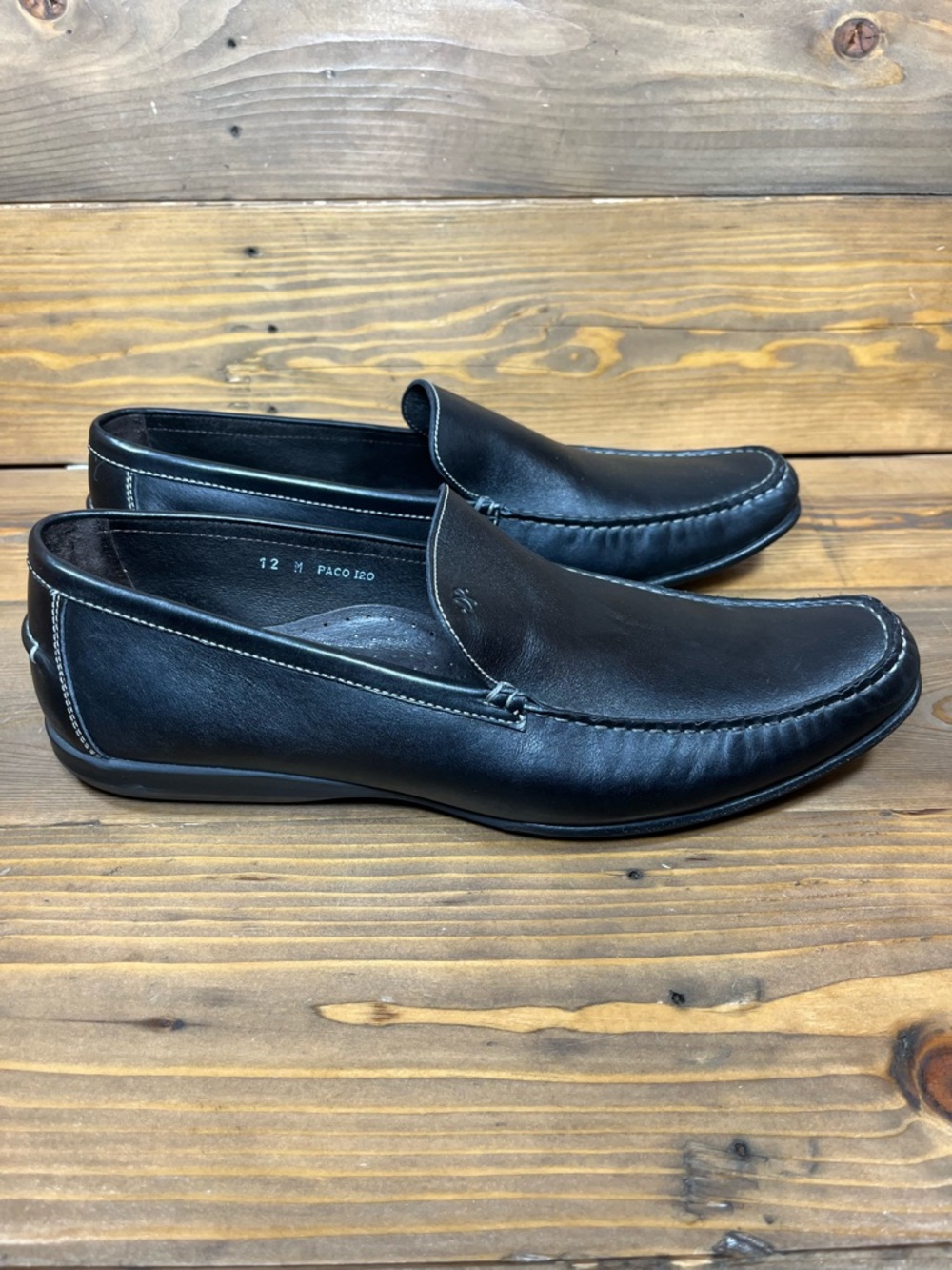 DONALD J. PLINER Leather Driver Loafers